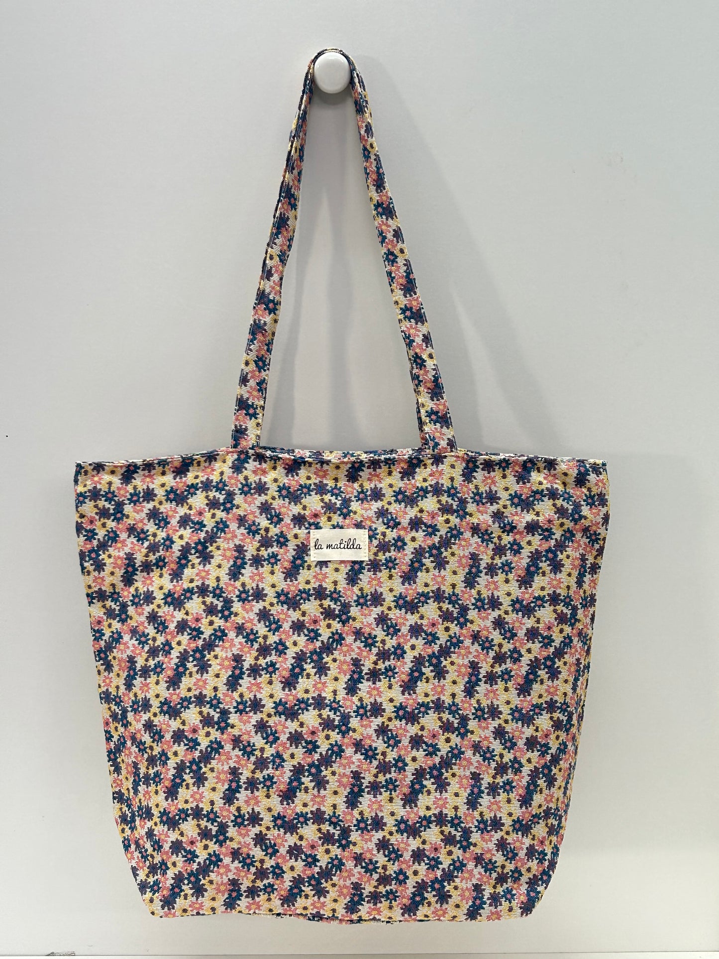 Bolsa Tote Bag Grande Florecillas