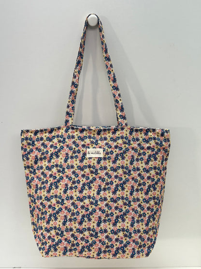 Bolsa Tote Bag Grande Florecillas