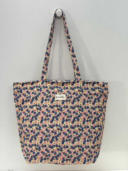 Bolsa Tote Bag Grande Florecillas