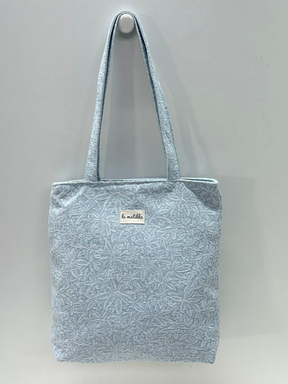 Bolsa Tote Bag Celeste Flor