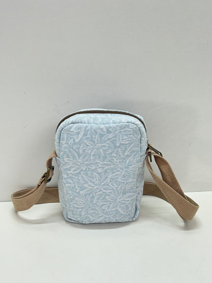 Bolso Cuelga Móvil Celeste Flor