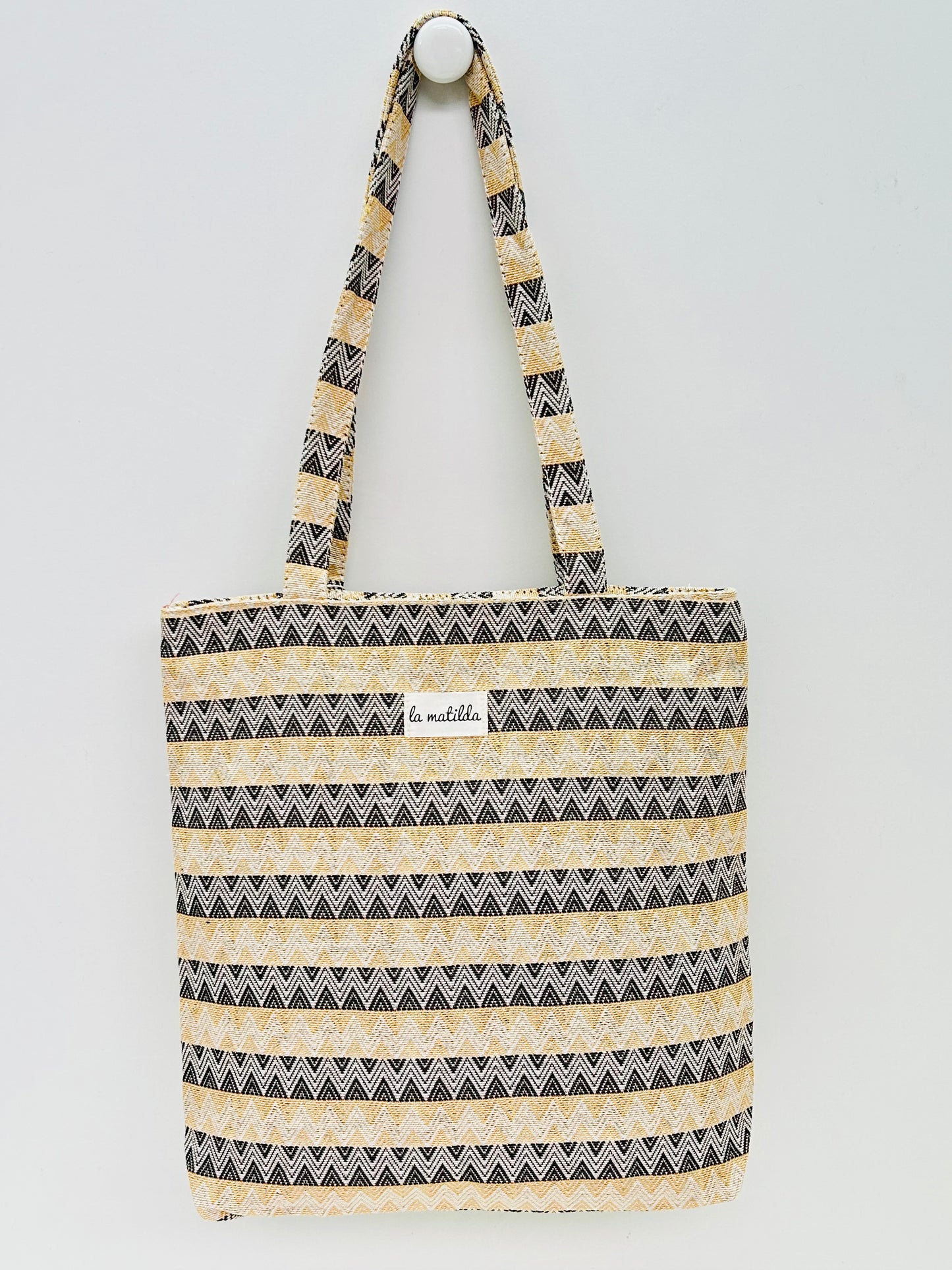 Bolsa Tote ZigZag doble color