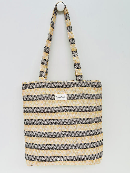 Bolsa Tote ZigZag doble color