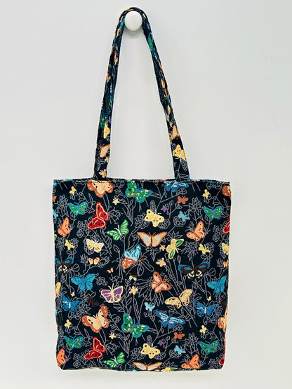 Bolsa Tote Mariposas negro