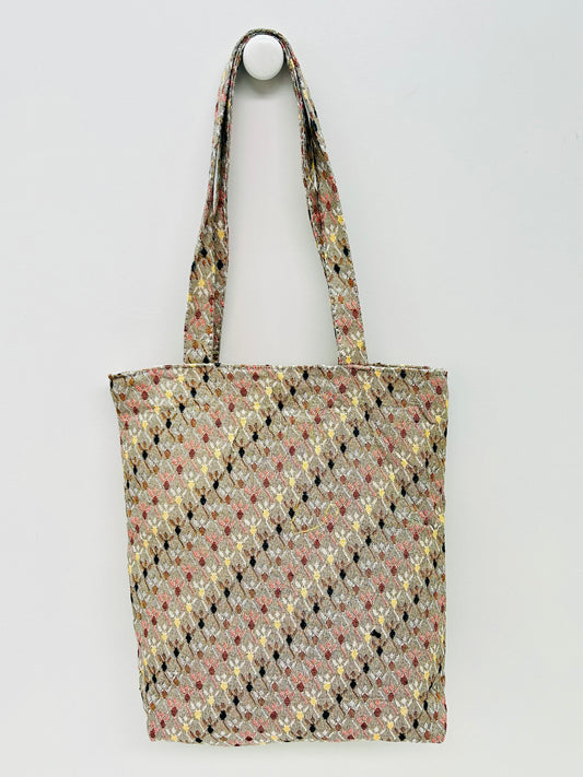 Bolsa Tote Bag XS Rombos beige