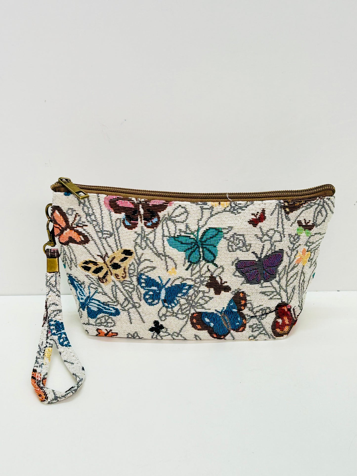 Neceser Grande Mariposas blanco
