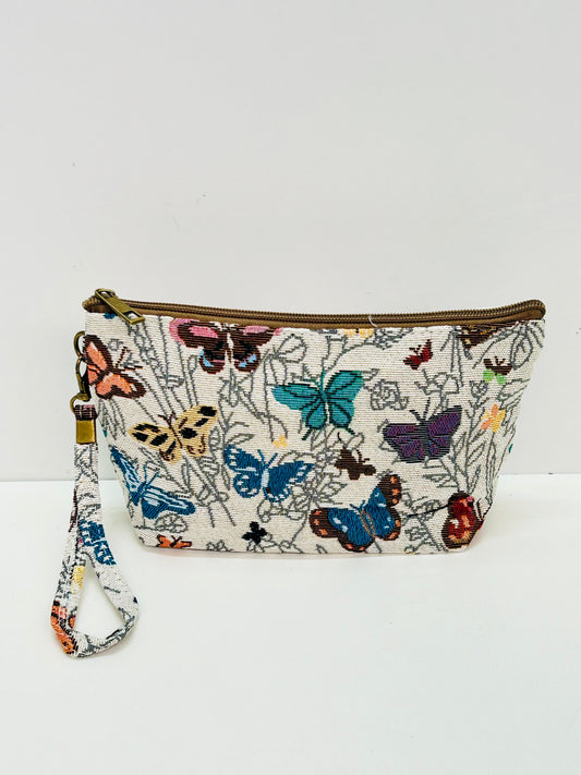 Neceser Grande Mariposas blanco