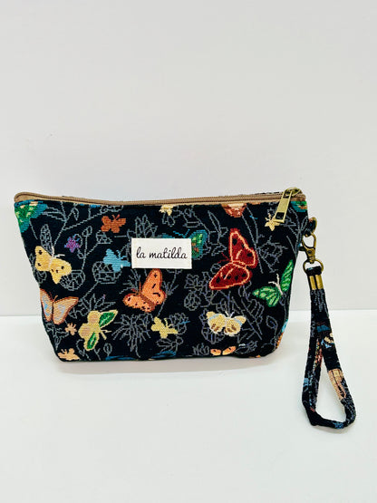 Neceser Grande Mariposas negro