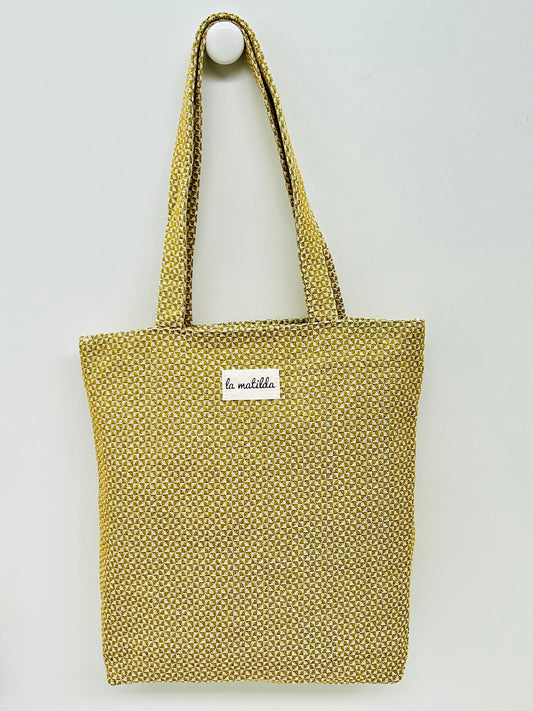 Bolsa Tote Bag XS Trama Mostaza