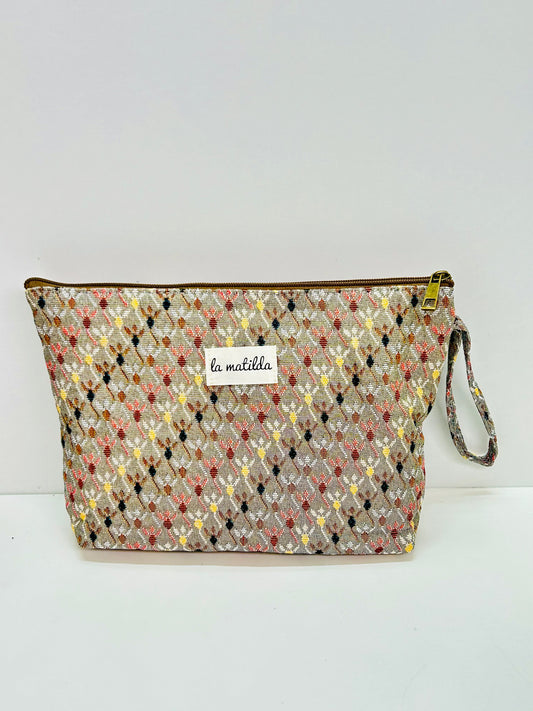 Neceser Maxi Rombo beige