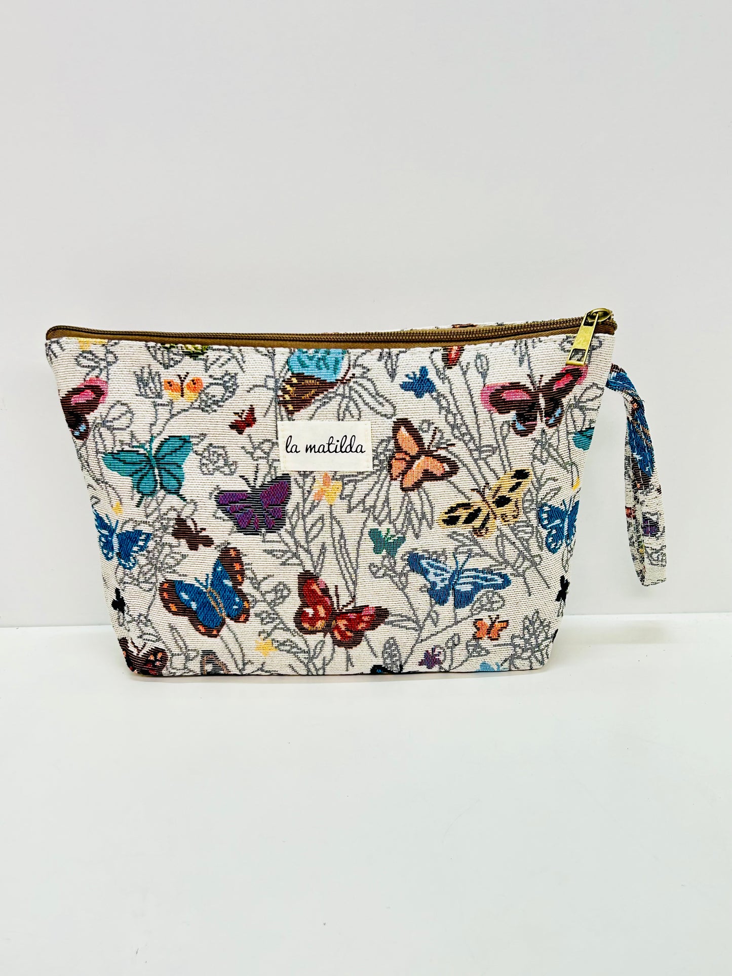 Neceser Maxi Mariposas blanco