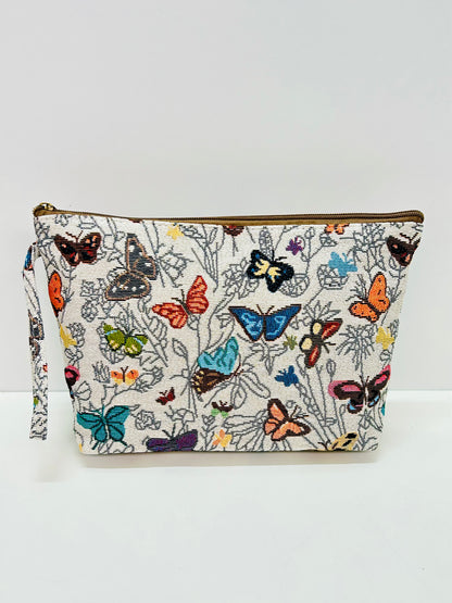 Neceser Maxi Mariposas blanco