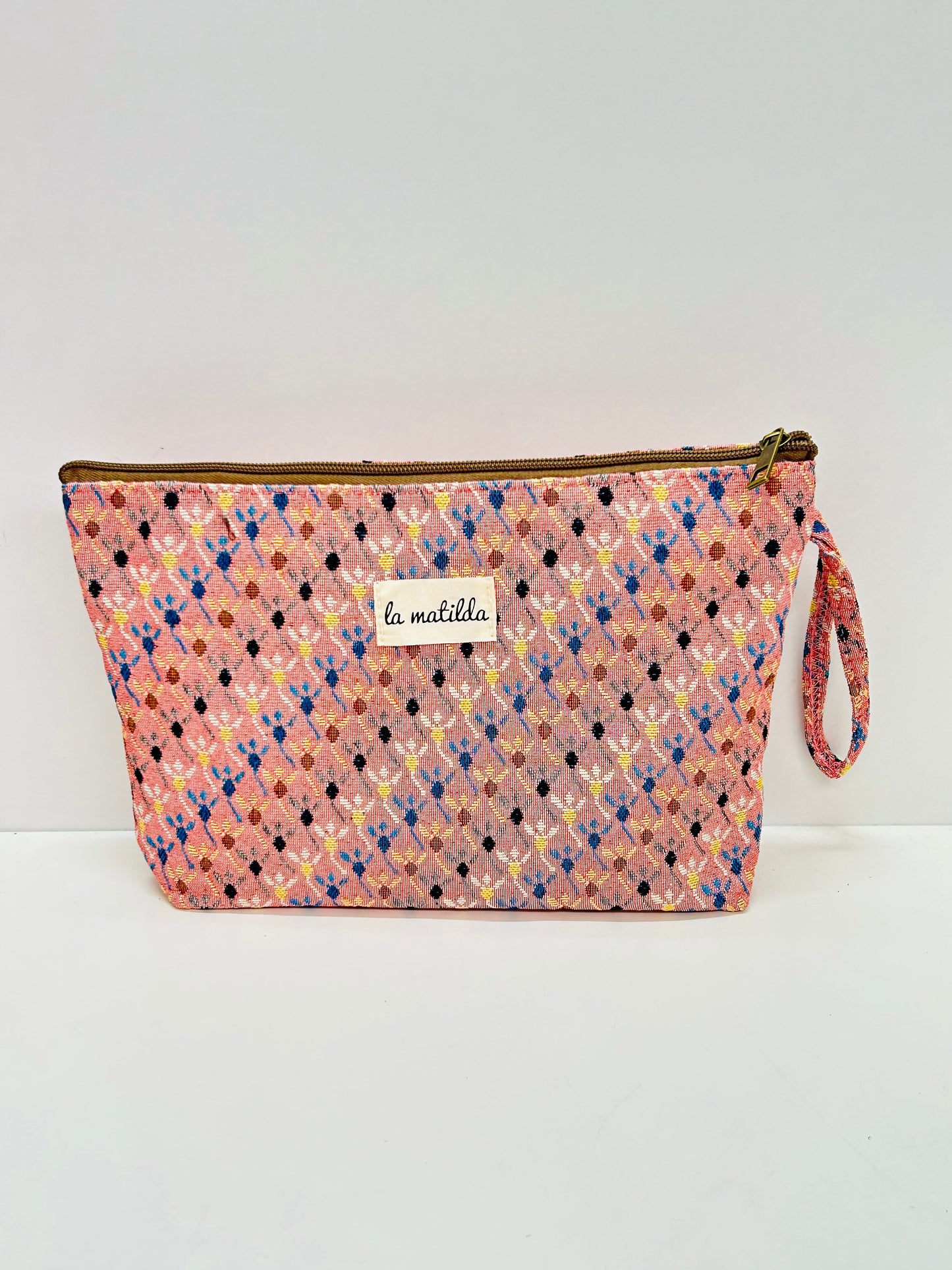 Neceser Maxi Rombo rosa