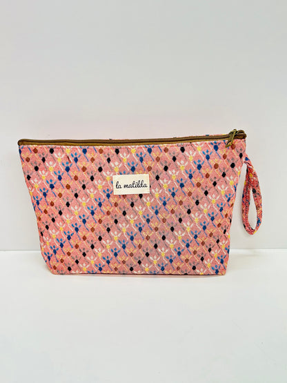 Neceser Maxi Rombo rosa