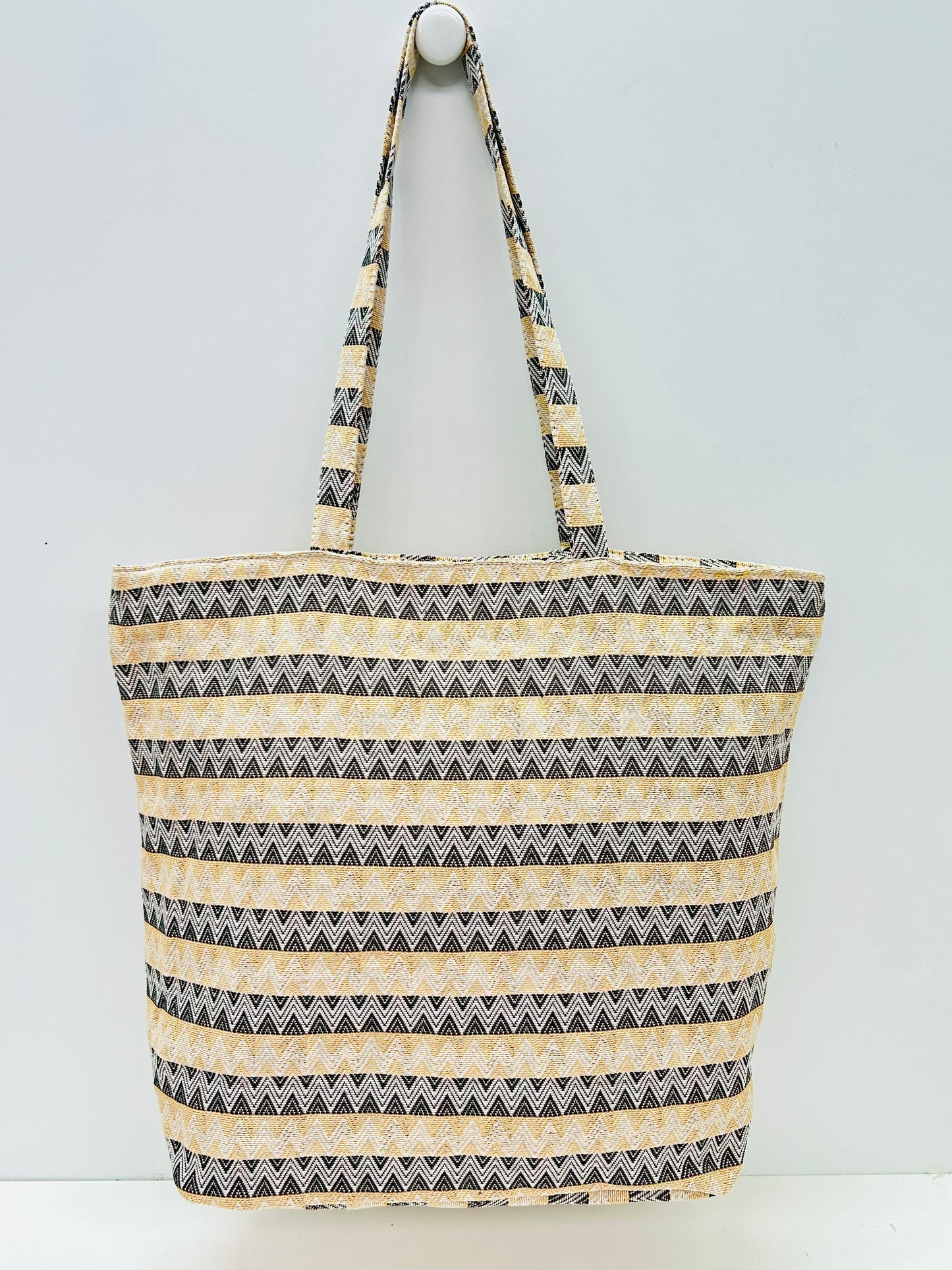Bolsa Tote Bag Zig Zag doble color