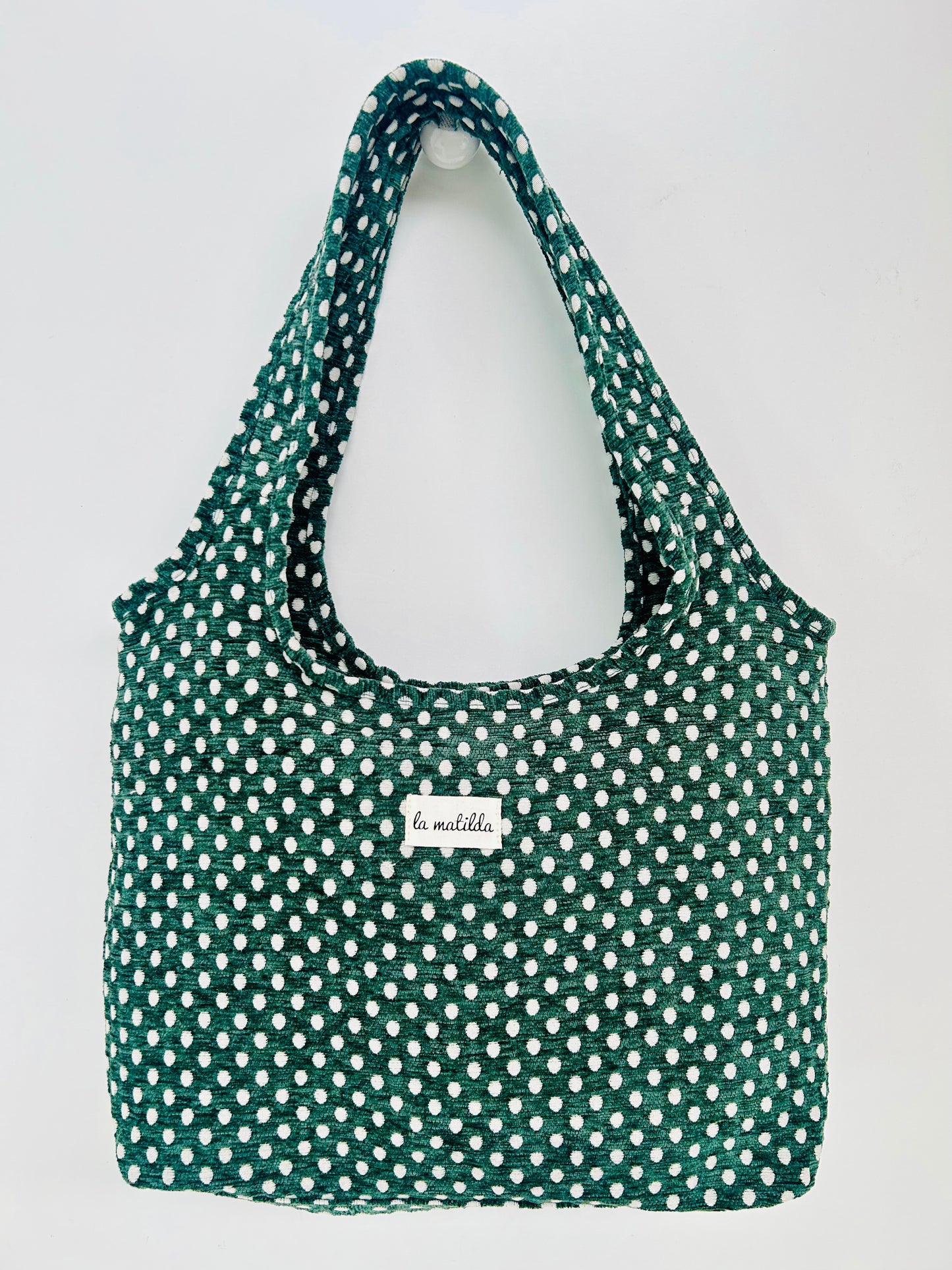 Bolso Irene Lunares Verde