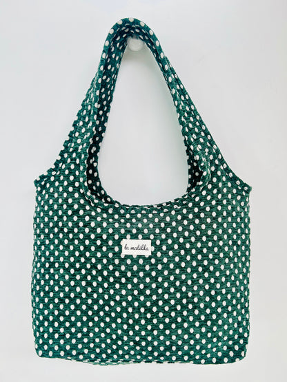 Bolso Irene Lunares Verde