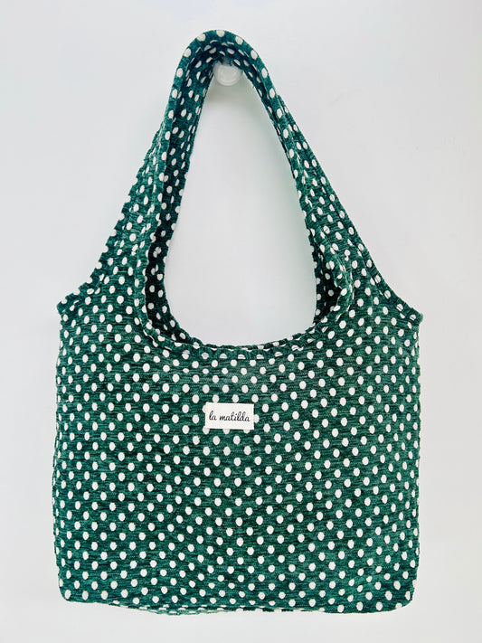 Bolso Irene Lunares Verde
