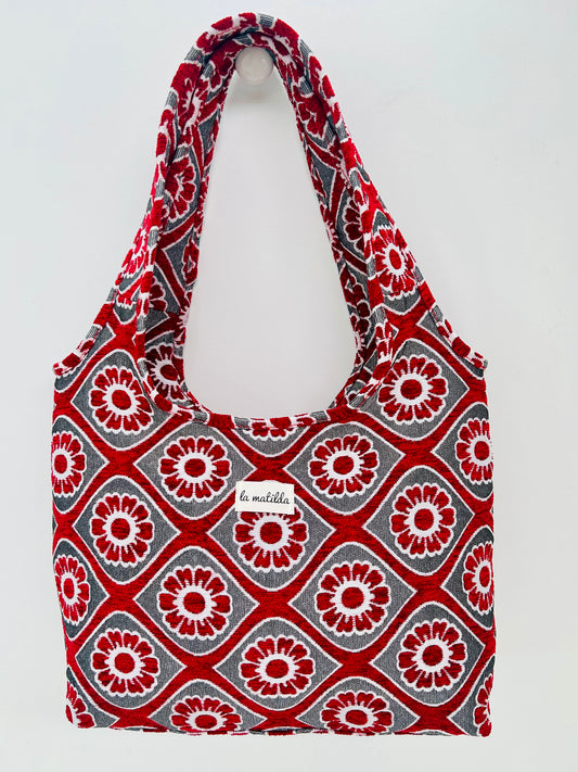 Bolso Irene Flor Rojo