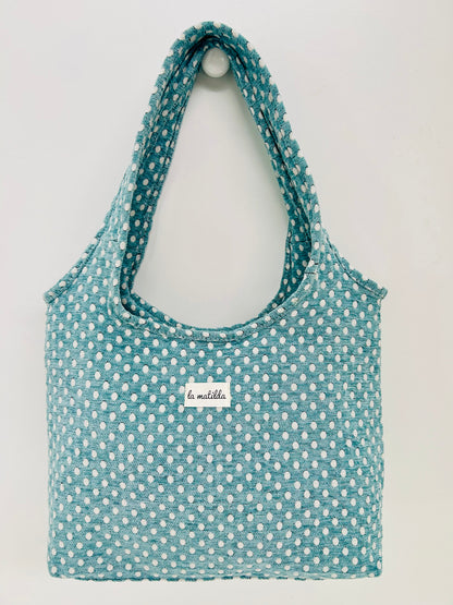 Bolso Irene Lunares Celeste