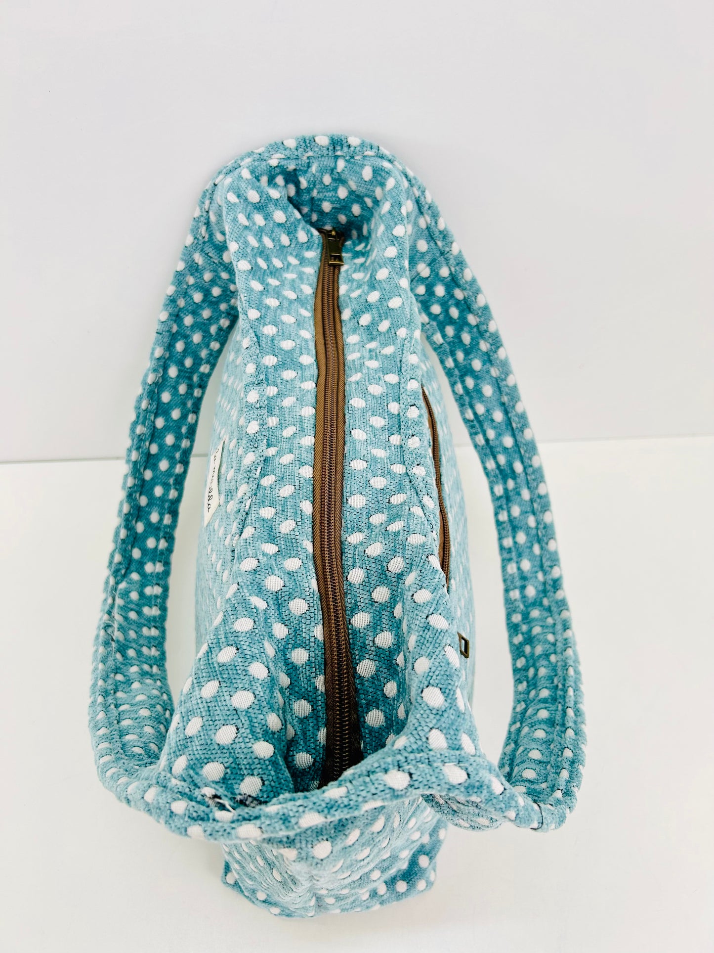 Bolso Irene Lunares Celeste