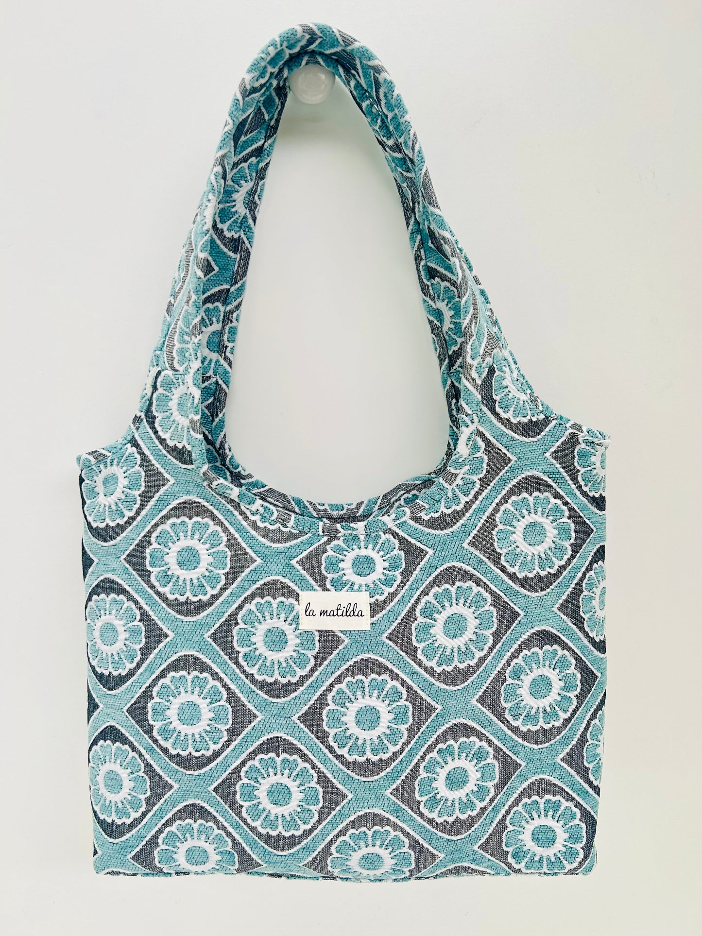 Bolso Irene Flor Celeste