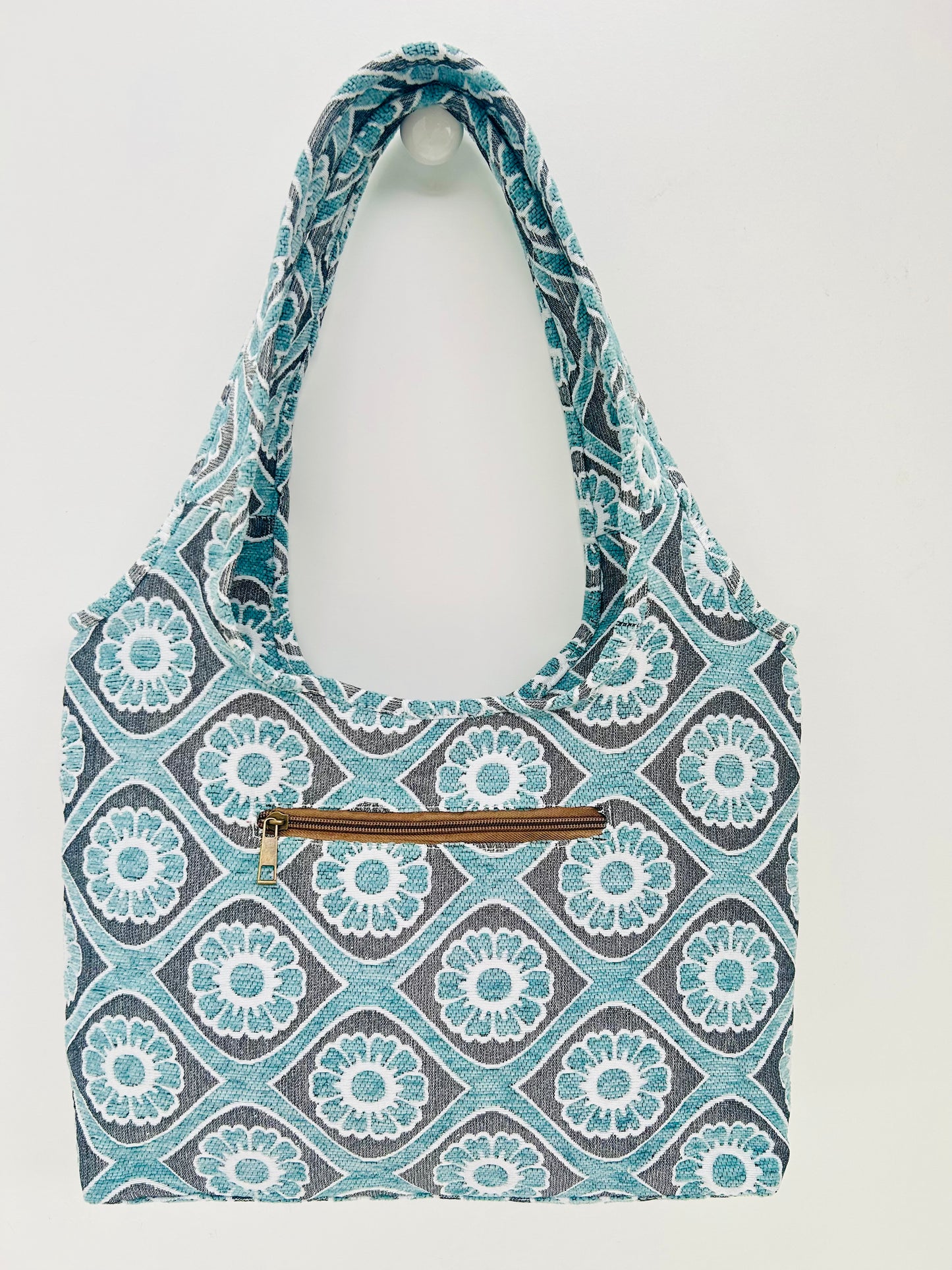 Bolso Irene Flor Celeste