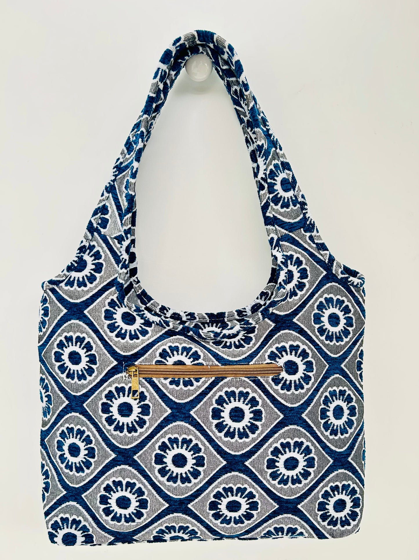 Bolso Irene Flor Azul Marino