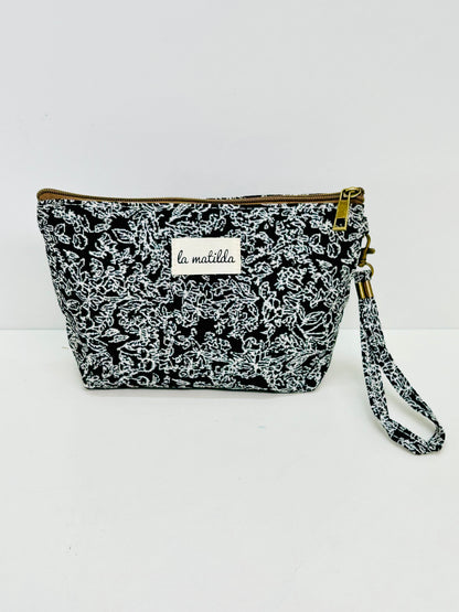 Neceser Maxi Patern Negro/Blanco