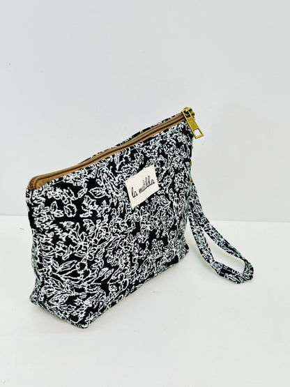 Neceser Maxi Patern Negro/Blanco