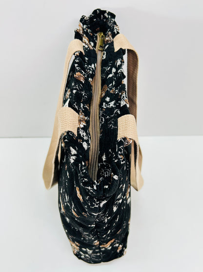 Bolsa Tote Bag Volantes Forest Negro