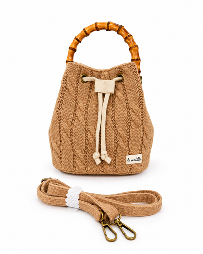Bolso de mano Carla Marrón