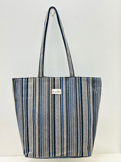 Bolsa Tote Bag Grande Línea Agua