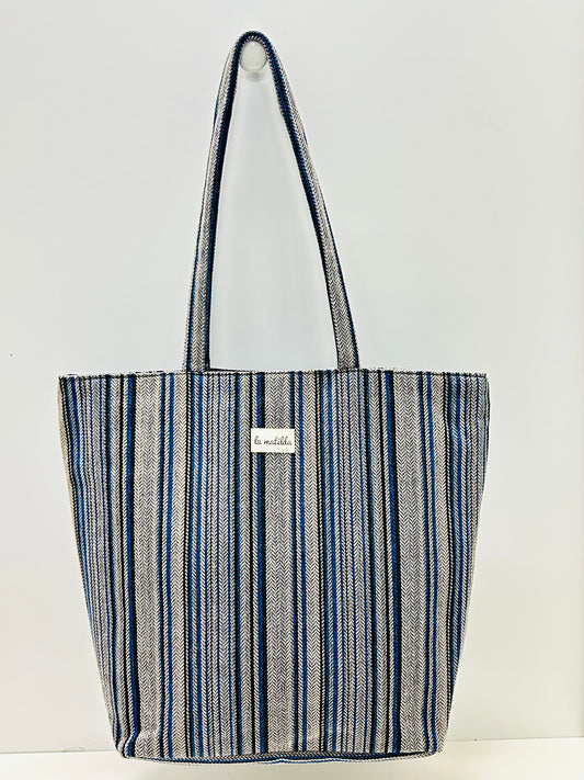Bolsa Tote Bag Grande Línea Agua