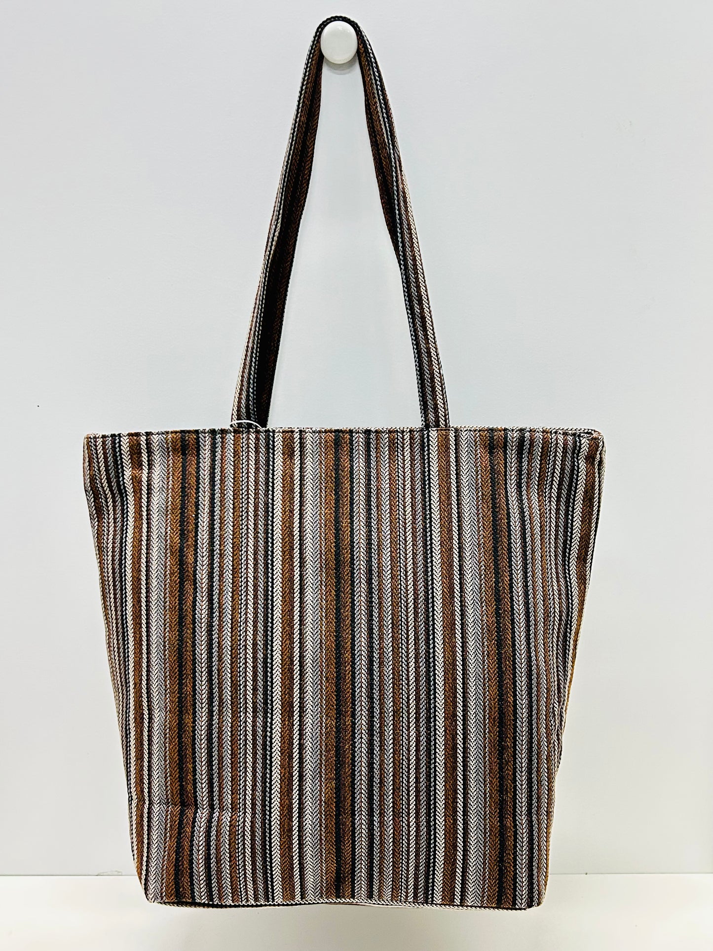 Bolsa Tote Bag Grande Línea Arena