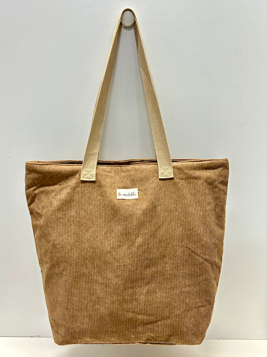 Bolsa Tote Bag Grande Pana Marrón Tostado