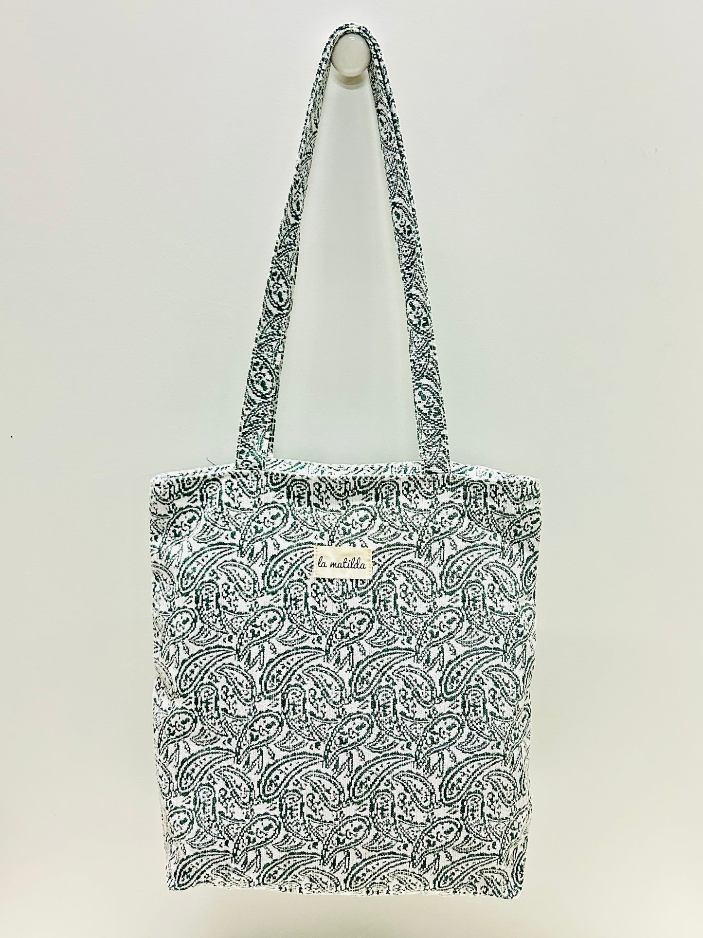 Bolsa Tote Bag Hojas Verde