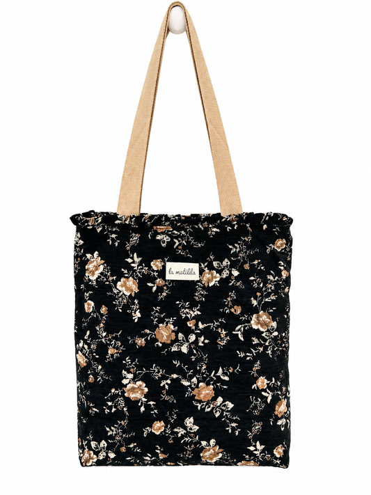 Bolsa Tote Bag Volantes Forest Negro