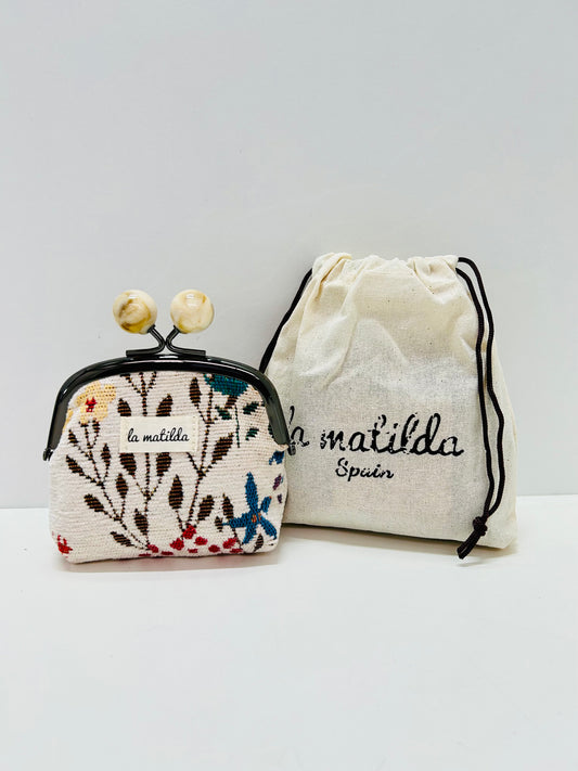 Monedero de Boquilla con Cierre de Bolas Inés