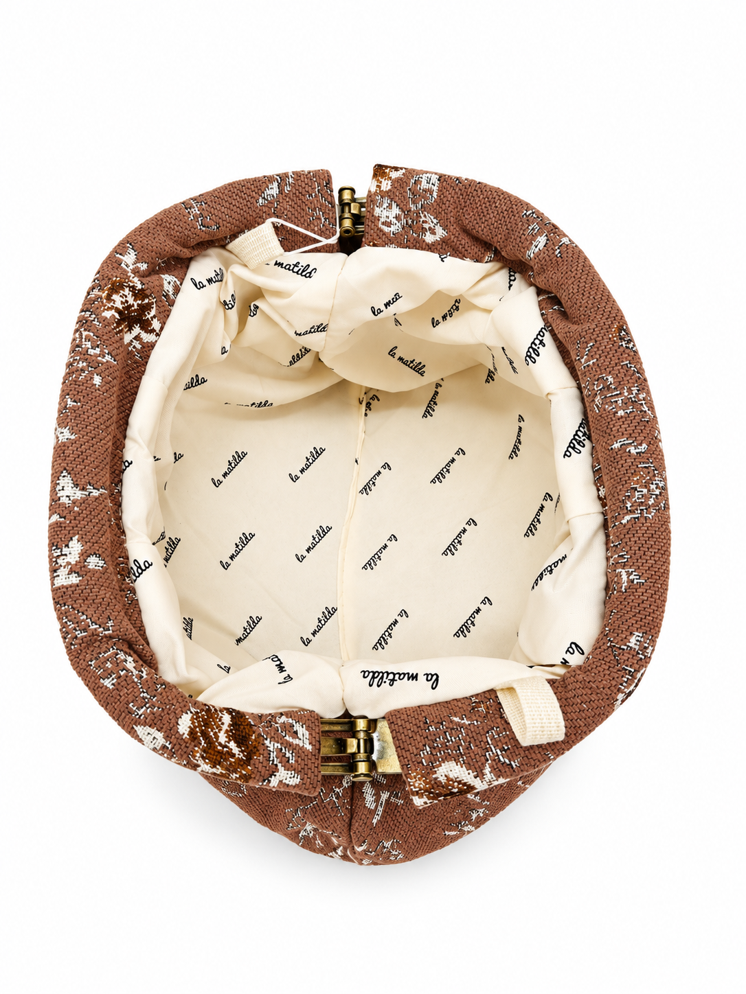 Bolso de mano Begoña Forest Marrón