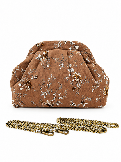 Bolso de mano Begoña Forest Marrón