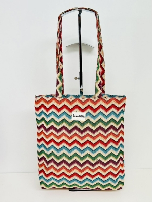 Bolsa Tote Bag La Matilda color espiga multicolor